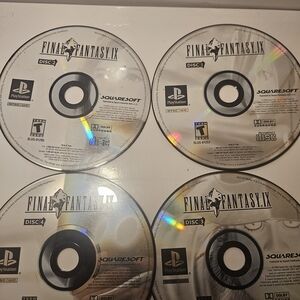Final Fantasy IX And VIII PlayStation Discs
